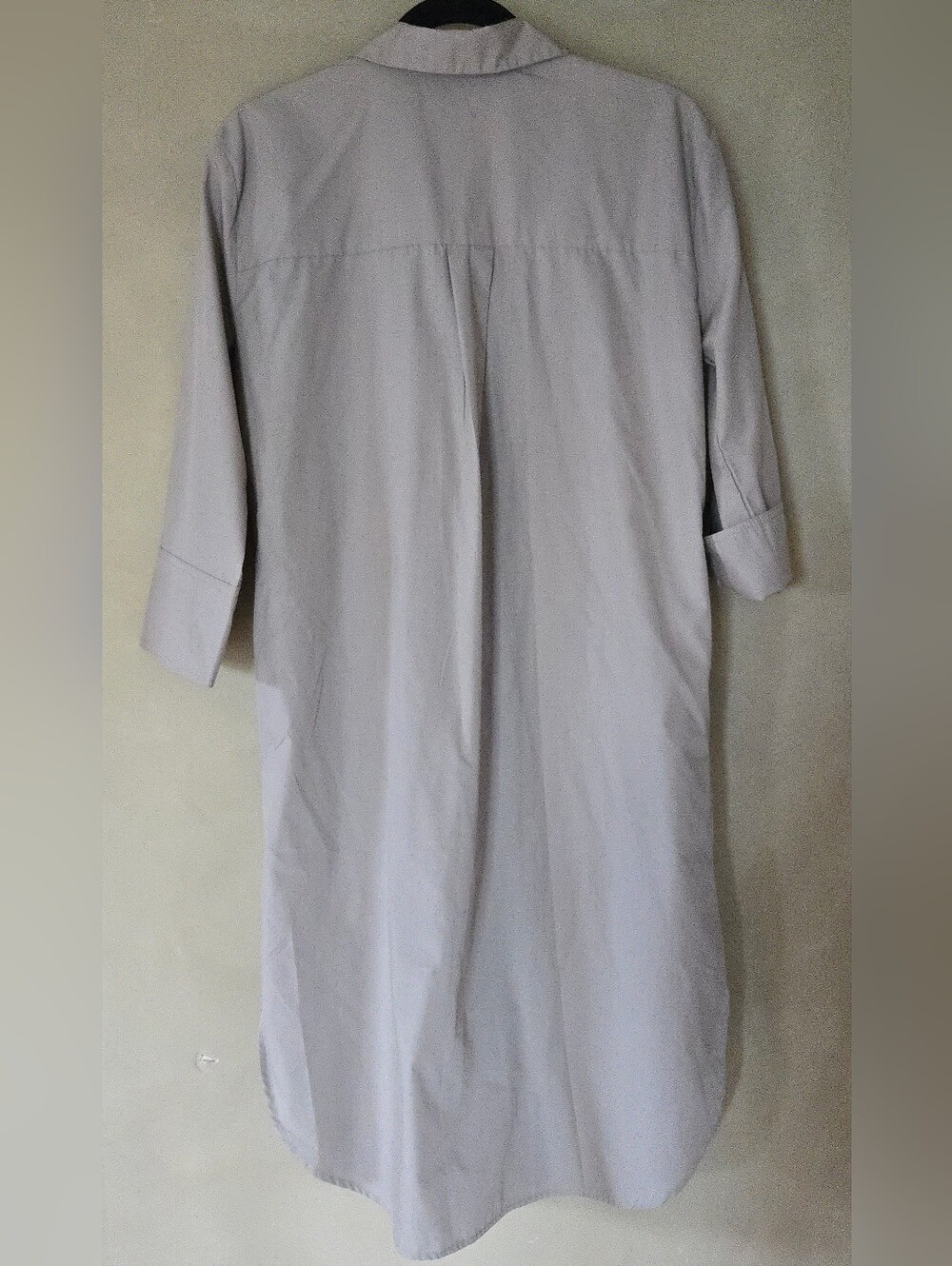 Kaffe - Olive Green Button-Front Midi Shirt Dress - Picture 3 of 12